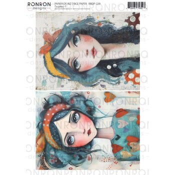 RONRON DESIGNS RONRON DESIGNS COQUETTES 4 RICE PAPER