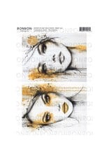 RONRON DESIGNS RONRON DESIGNS ÉCLABOUSSURES JAUNES RICE PAPER