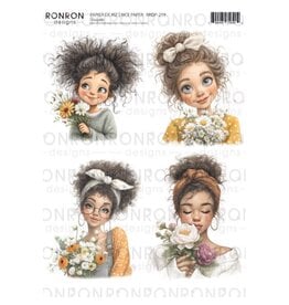 RONRON DESIGNS RONRON DESIGNS BOUQUETS RICE PAPER