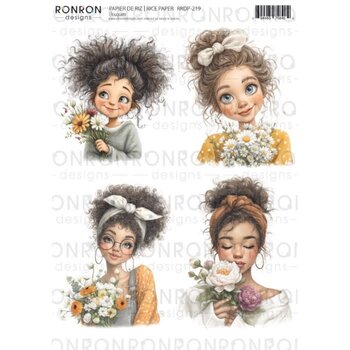 RONRON DESIGNS RONRON DESIGNS BOUQUETS RICE PAPER