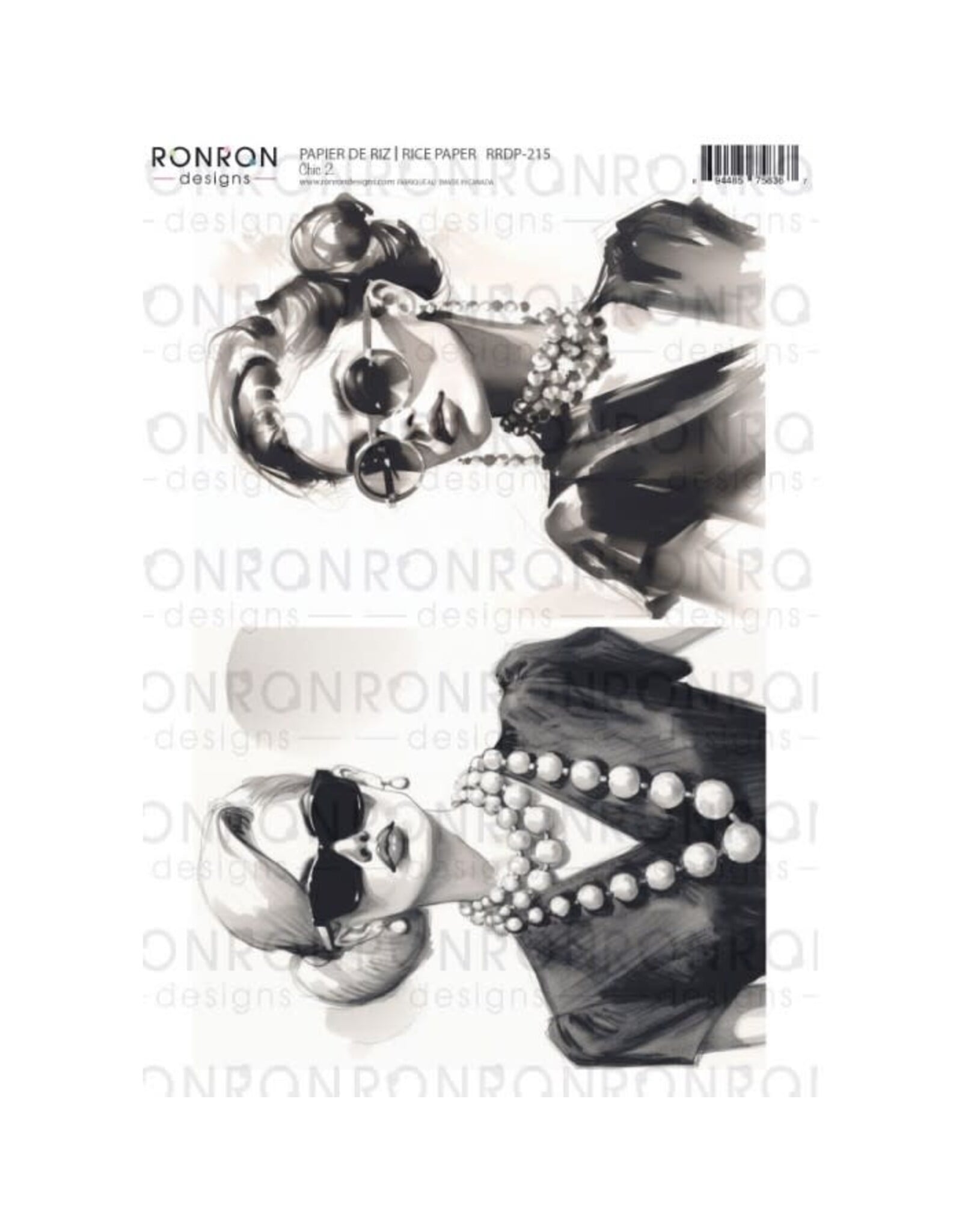 RONRON DESIGNS RONRON DESIGNS CHIC 2 RICE PAPER