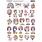 RONRON DESIGNS RONRON DESIGNS ATC IMAGES COLORÉES RICE PAPER