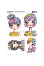 RONRON DESIGNS RONRON DESIGNS JOUES ROSES RICE PAPER