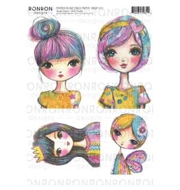 RONRON DESIGNS RONRON DESIGNS JOUES ROSES RICE PAPER