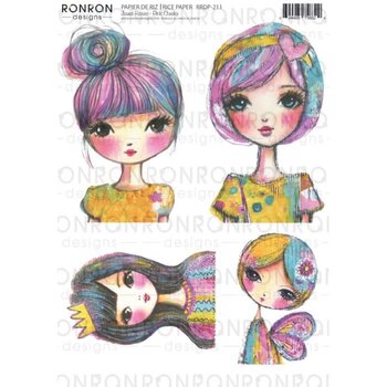 RONRON DESIGNS RONRON DESIGNS JOUES ROSES RICE PAPER