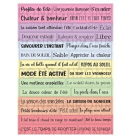 RONRON DESIGNS RONRON DESIGNS SAISON ESTIVALE - COULEURS PASTEL STICKERS