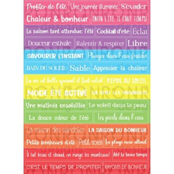 RONRON DESIGNS RONRON DESIGNS SAISON ESTIVALE - COULEURS VIVES STICKERS
