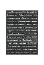 RONRON DESIGNS RONRON DESIGNS L'AMOUR DE SOI - BLACK STICKERS
