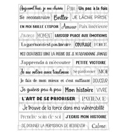 RONRON DESIGNS RONRON DESIGNS L'AMOUR DE SOI - WHITE STICKERS