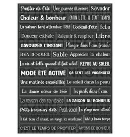 RONRON DESIGNS RONRON DESIGNS SAISON ESTIVALE - BLACK STICKERS