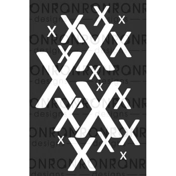RONRON DESIGNS RONRON DESIGNS X 6x9 STENCIL