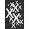 RONRON DESIGNS RONRON DESIGNS X 6x9 STENCIL