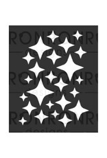 RONRON DESIGNS RONRON DESIGNS SCINTILLEMENT 3.5x4 STENCIL