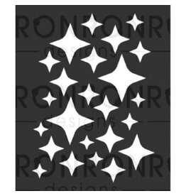 RONRON DESIGNS RONRON DESIGNS SCINTILLEMENT 3.5x4 STENCIL