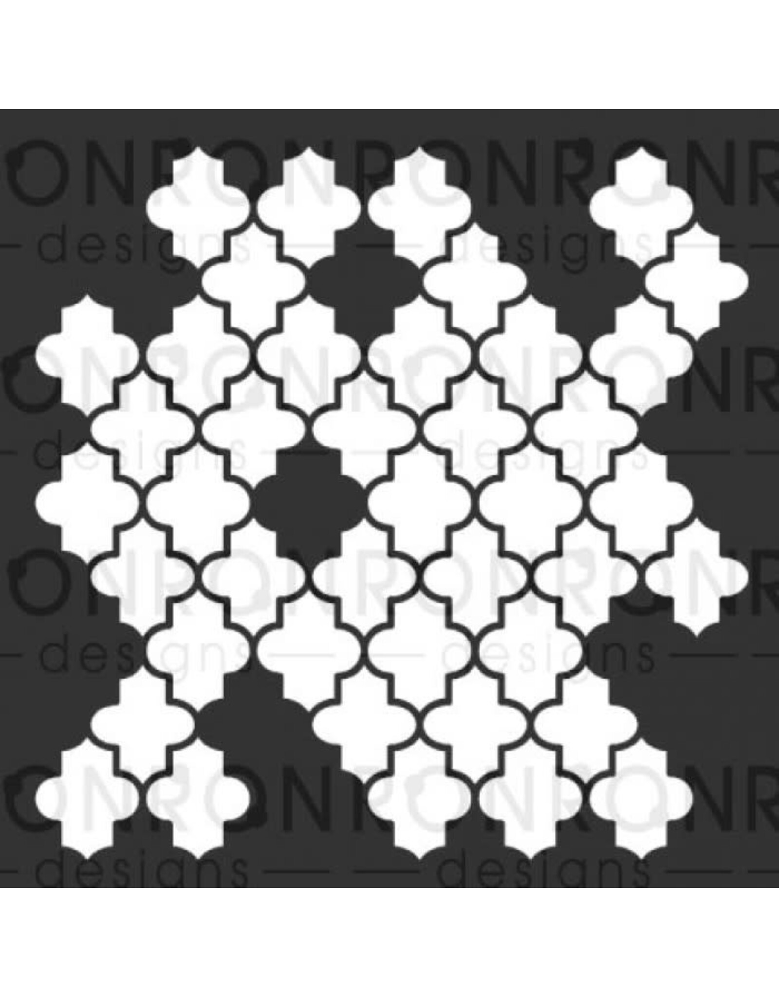 RONRON DESIGNS RONRON DESIGNS TAPISSERIE 6x6 STENCIL