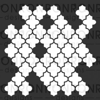 RONRON DESIGNS RONRON DESIGNS TAPISSERIE 6x6 STENCIL