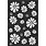 RONRON DESIGNS RONRON DESIGNS FLEURS RÉTRO 6x9 STENCIL
