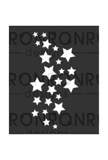 RONRON DESIGNS RONRON DESIGNS PLUIE D'ÉTOILES 3.5x4 STENCIL