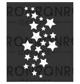 RONRON DESIGNS RONRON DESIGNS PLUIE D'ÉTOILES 3.5x4 STENCIL