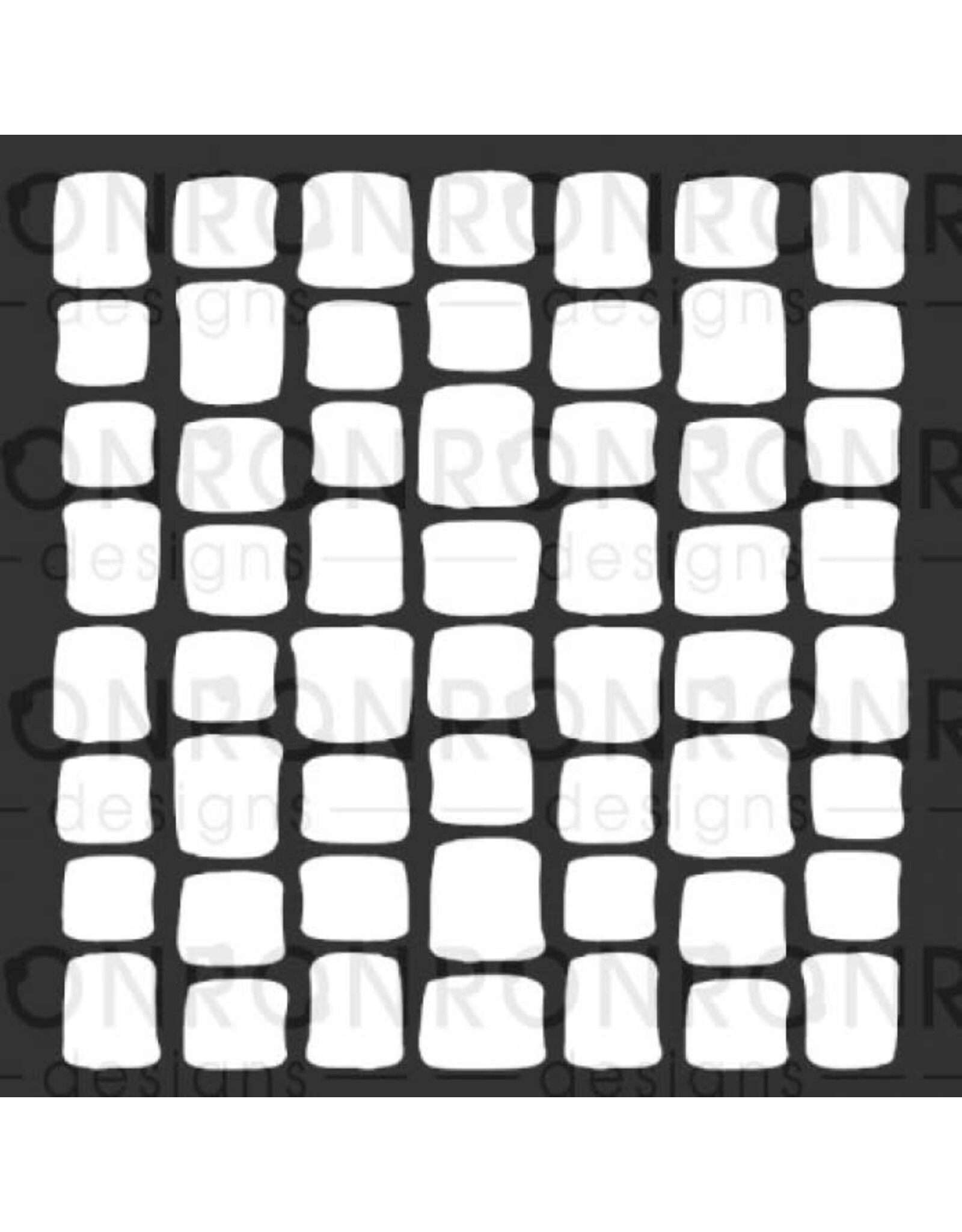 RONRON DESIGNS RONRON DESIGNS BLOCS 6x6 STENCIL