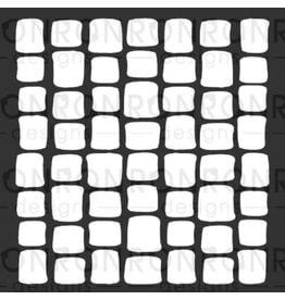 RONRON DESIGNS RONRON DESIGNS BLOCS 6x6 STENCIL