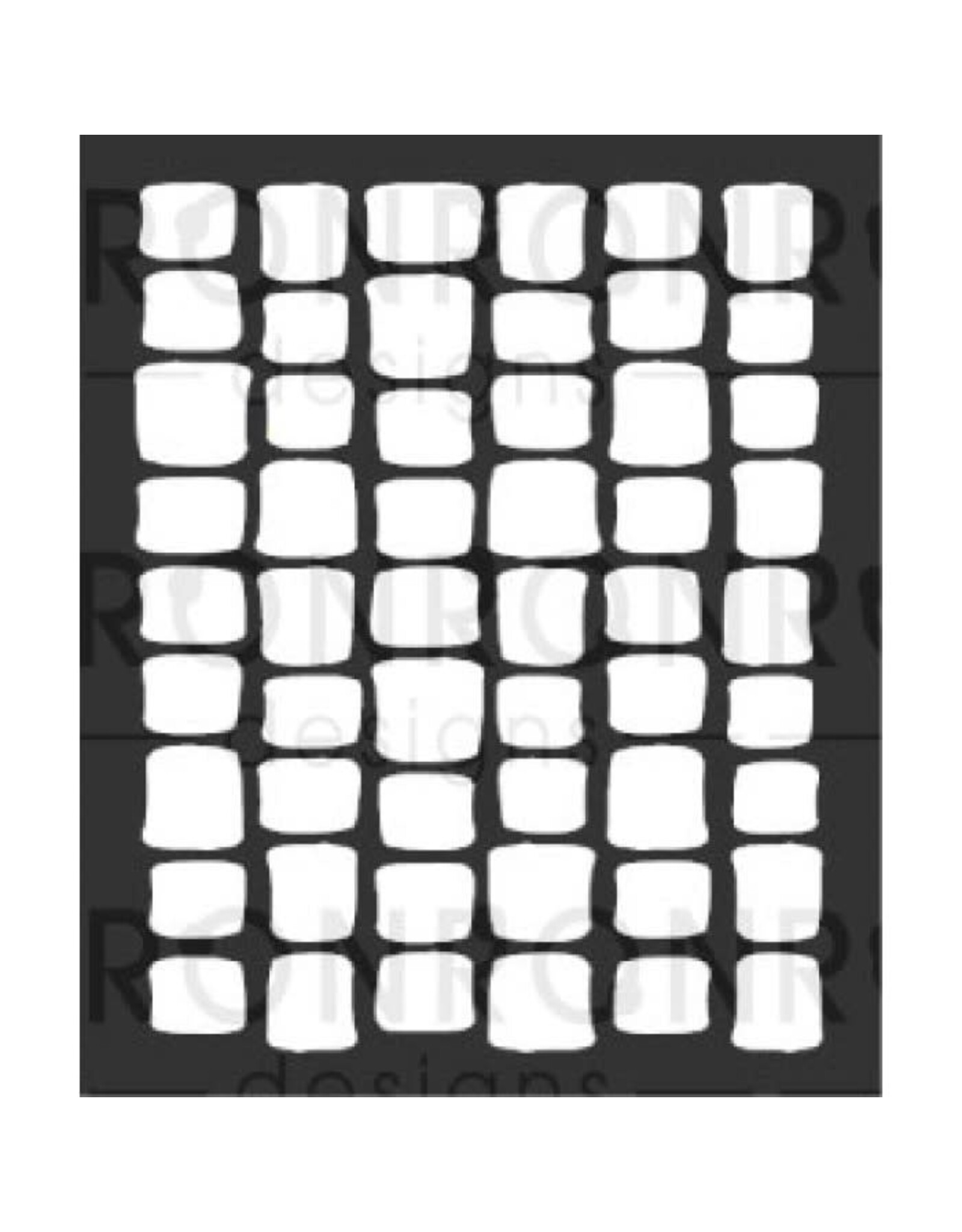 RONRON DESIGNS RONRON DESIGNS BLOCS 3.5x4 STENCIL