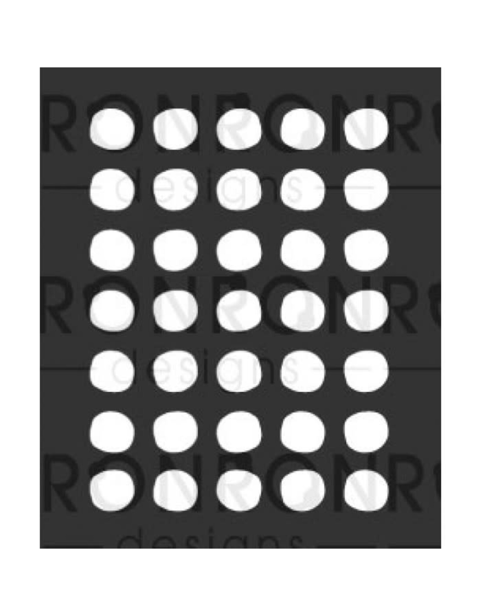 RONRON DESIGNS RONRON DESIGNS CERCLES IMPARFAITS 3.5x4 STENCIL