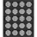 RONRON DESIGNS RONRON DESIGNS CERCLES RAYÉS 3.5x4 STENCIL