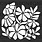 RONRON DESIGNS RONRON DESIGNS MARIKA LEMAY - DOUCE FLORAISON 6x6 STENCIL