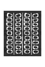 RONRON DESIGNS RONRON DESIGNS MARIKA LEMAY - BLOCS RÉTRO 1 3.5x4 STENCIL