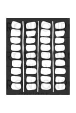 RONRON DESIGNS RONRON DESIGNS MARIKA LEMAY - BLOCS RÉTRO 2 3.5x4 STENCIL