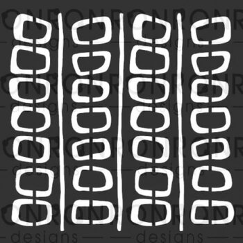 RONRON DESIGNS RONRON DESIGNS MARIKA LEMAY - BLOCS RÉTRO 1 6x6 STENCIL