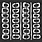RONRON DESIGNS RONRON DESIGNS MARIKA LEMAY - BLOCS RÉTRO 1 6x6 STENCIL