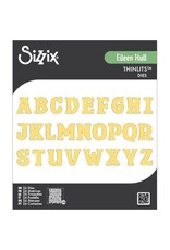 SIZZIX SIZZIX EILEEN HULL NORA ALPHABET THINLITS DIE SET