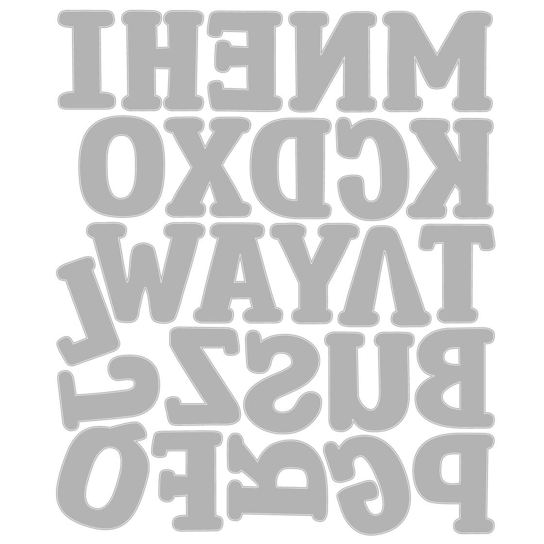 SIZZIX SIZZIX EILEEN HULL NORA ALPHABET THINLITS DIE SET