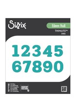 SIZZIX SIZZIX EILEEN HULL NORA NUMBERS THINLITS DIE SET