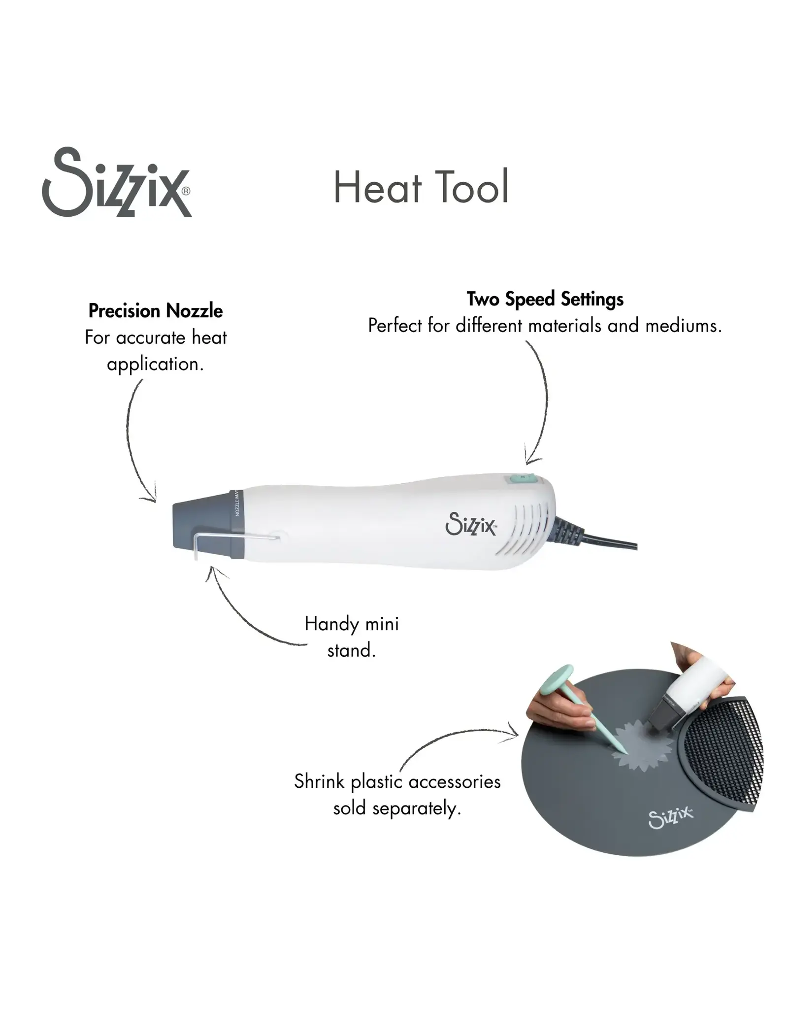 SIZZIX SIZZIX DUAL SPEED HEAT TOOL
