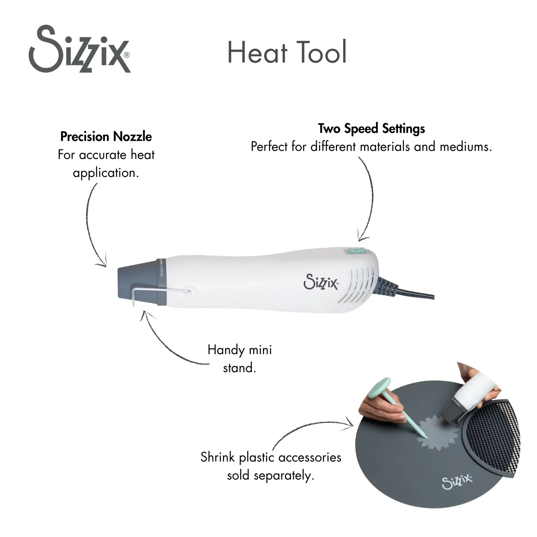 SIZZIX SIZZIX DUAL SPEED HEAT TOOL