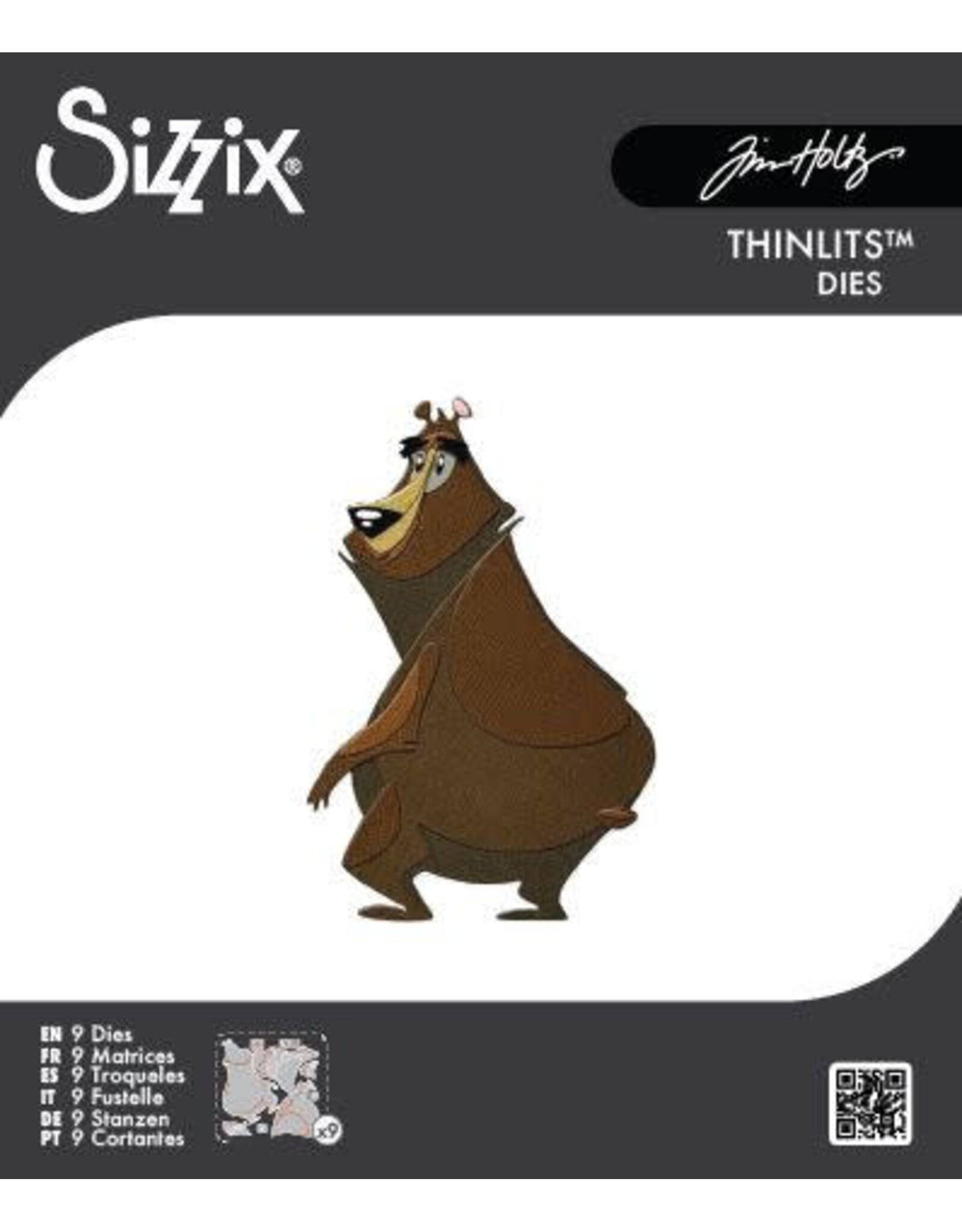 SIZZIX SIZZIX TIM HOLTZ THINLITS THEODORE MINI DIE SET