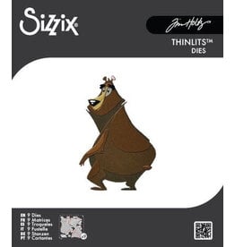 SIZZIX SIZZIX TIM HOLTZ THINLITS THEODORE MINI DIE SET