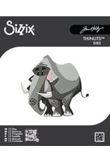 SIZZIX SIZZIX TIM HOLTZ THINLITS CLARENCE MINI DIE SET
