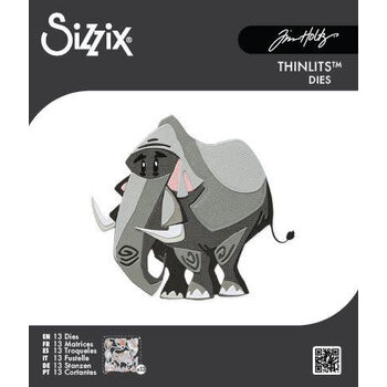 SIZZIX SIZZIX TIM HOLTZ THINLITS CLARENCE MINI DIE SET