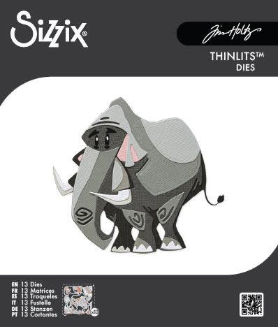 SIZZIX SIZZIX TIM HOLTZ THINLITS CLARENCE MINI DIE SET