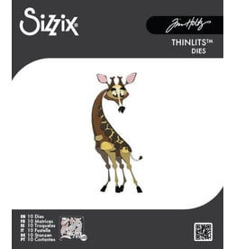 SIZZIX SIZZIX TIM HOLTZ THINLITS GERTRUDE MINI DIE SET