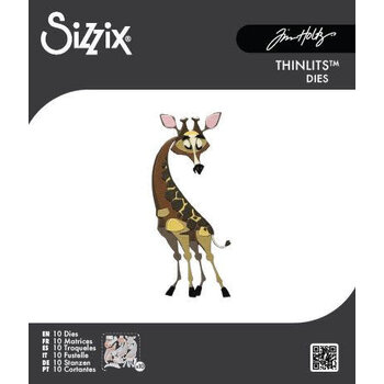 SIZZIX SIZZIX TIM HOLTZ THINLITS GERTRUDE MINI DIE SET