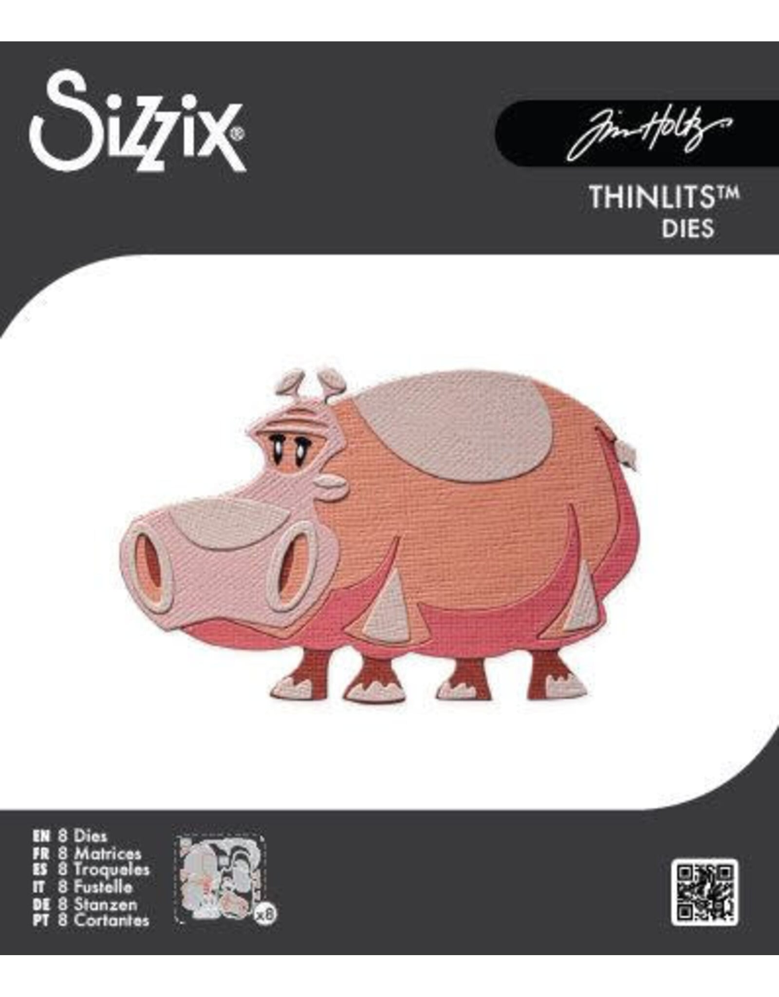 SIZZIX SIZZIX TIM HOLTZ THINLITS BERNICE MINI DIE SET