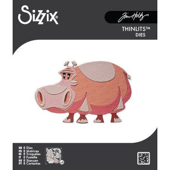 SIZZIX SIZZIX TIM HOLTZ THINLITS BERNICE MINI DIE SET