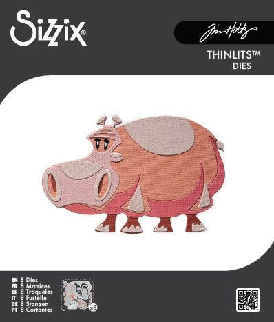 SIZZIX SIZZIX TIM HOLTZ THINLITS BERNICE MINI DIE SET