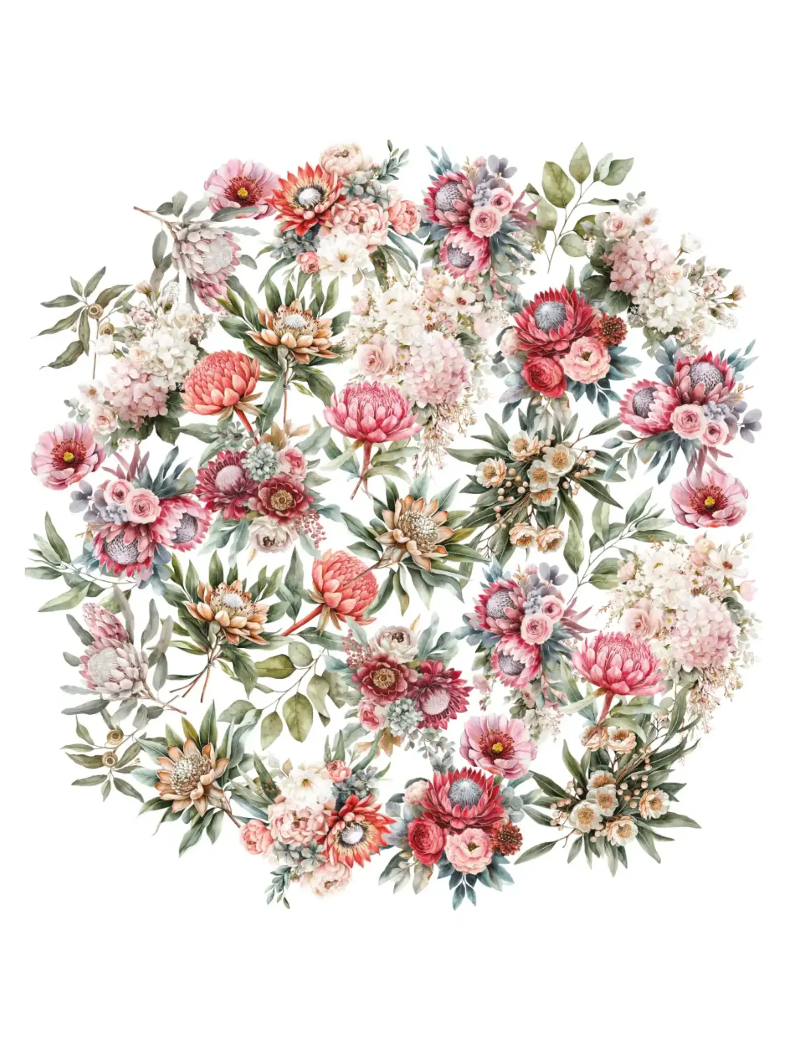 UNIQUELY CREATIVE UNIQUELY CREATIVE PAPERBARK BLOOMS FLORAL CREATIVE CUTS DIE CUTS