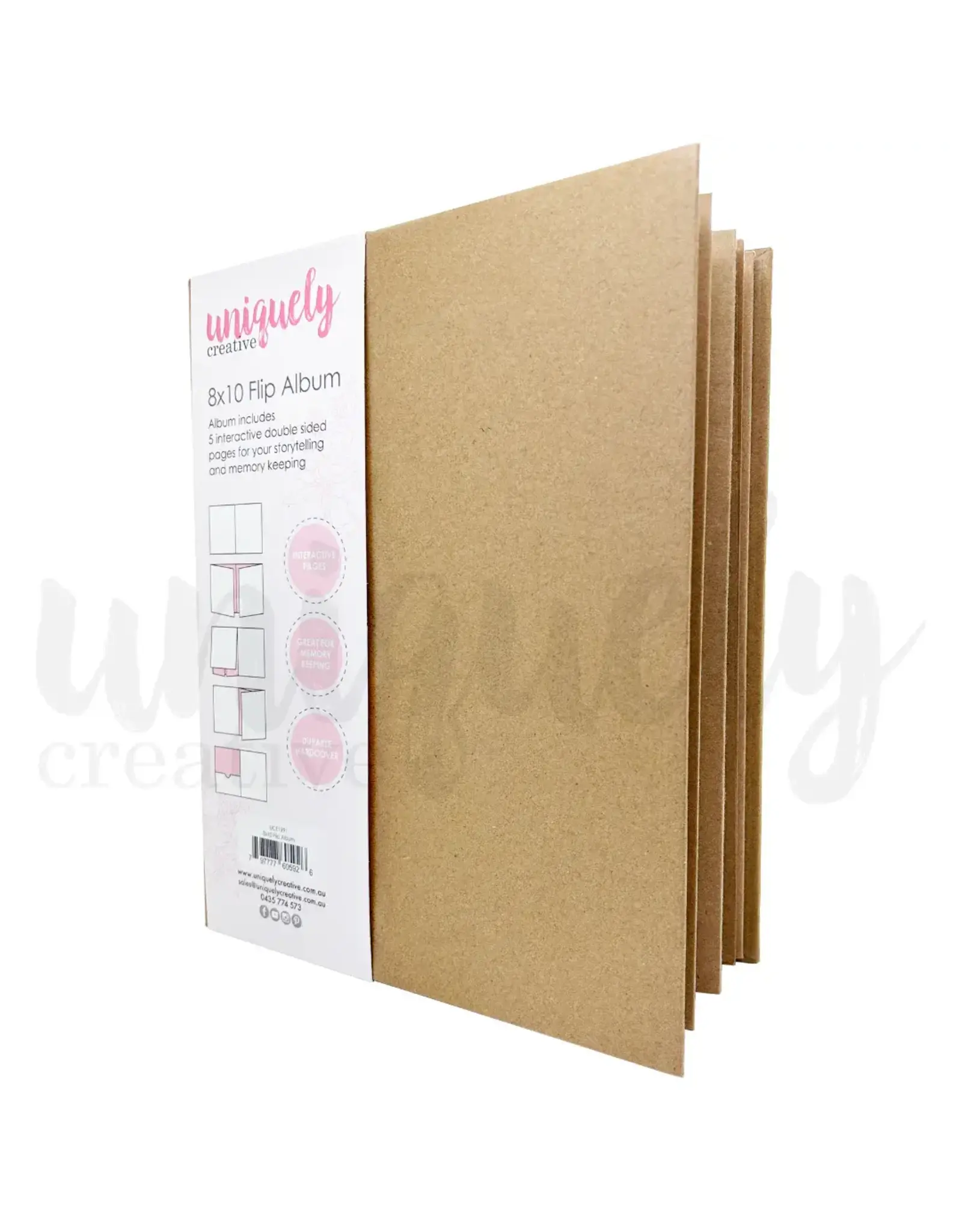UNIQUELY CREATIVE UNIQUELY CREATIVE 8x10 KRAFT FLIP ALBUM